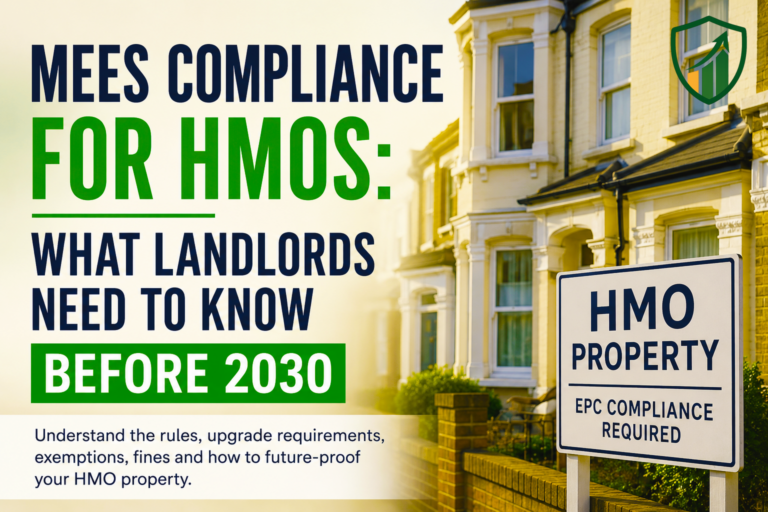 MEES compliance for HMOs before 2030 with HMO property and EPC compliance guidance for landlords